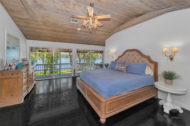 Bedroom, Interior, Wooden Beams, Wooden Ceilings, Wood Texture Flooring