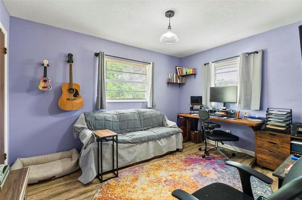 Home Office, Interior, Wood Texture Flooring