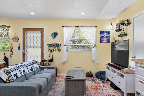 Interior, Living room, Recessed Lighting