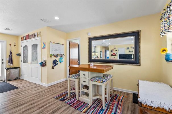 Interior, Recessed Lighting, Wood Texture Flooring
