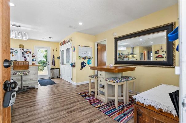 Interior, Recessed Lighting, Wood Texture Flooring