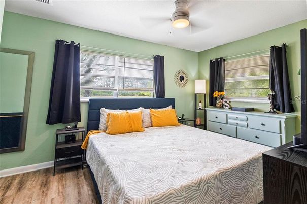 Bedroom, Interior, Wood Texture Flooring