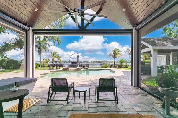 Glass Ceilings, Interior, Pool, Sun Room, Wooden Ceilings