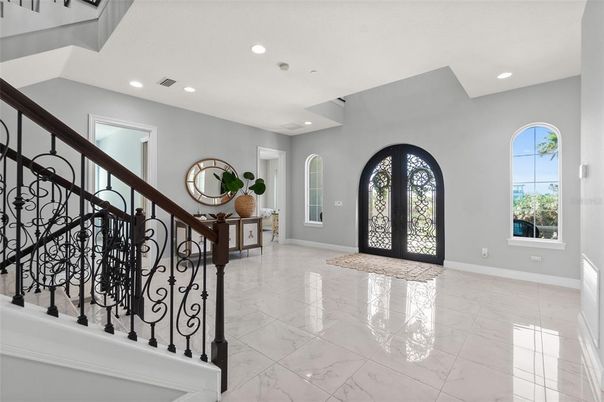 Interior, Marble, Recessed Lighting