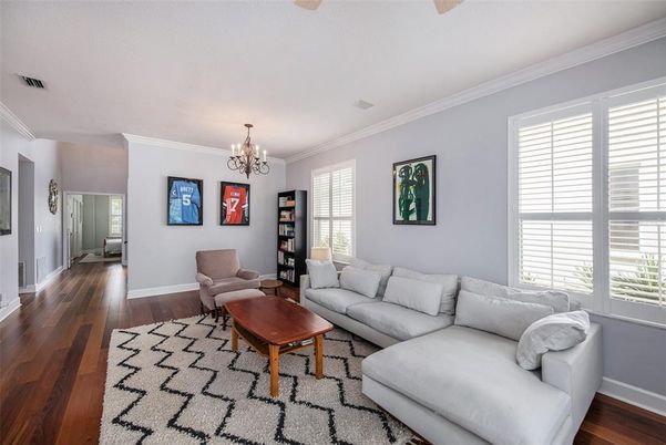 Chandelier, Interior, Living room, Wood Texture Flooring