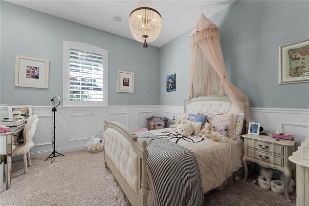 Bedroom, Chandelier, Home Office, Interior