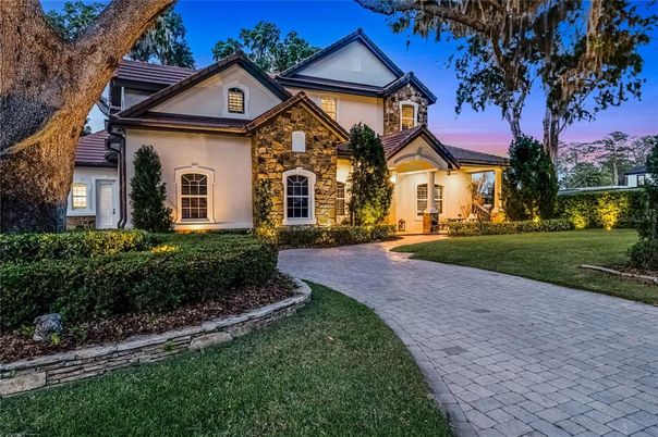 Backyard, Exterior, Facade, Mediterranean