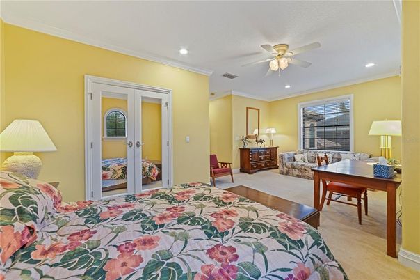 Bedroom, Home Office, Interior, Recessed Lighting