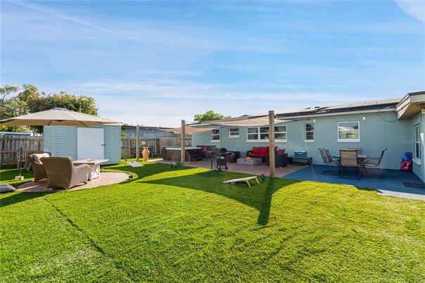 Backyard, Exterior, Solar Panels