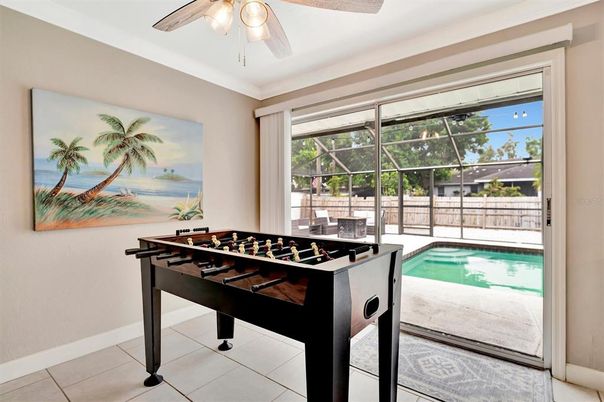 Game Room, Glass Ceilings, Interior, Pool, Sun Room