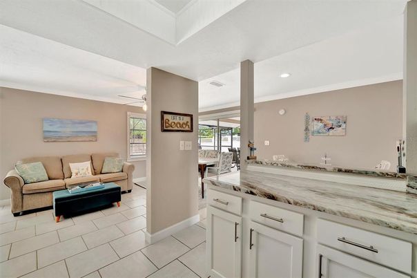 Interior, Living room, Recessed Lighting