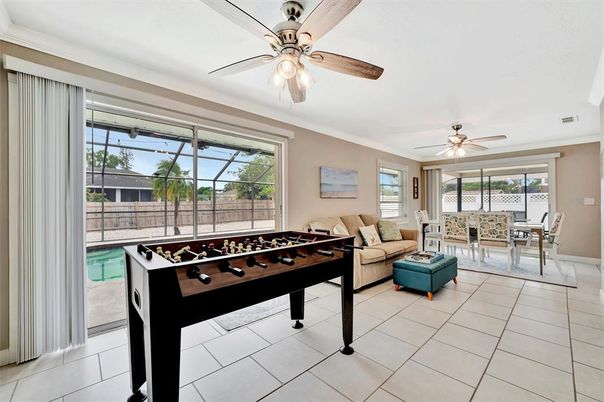 Dining room, Game Room, Interior, Living room, Sun Room
