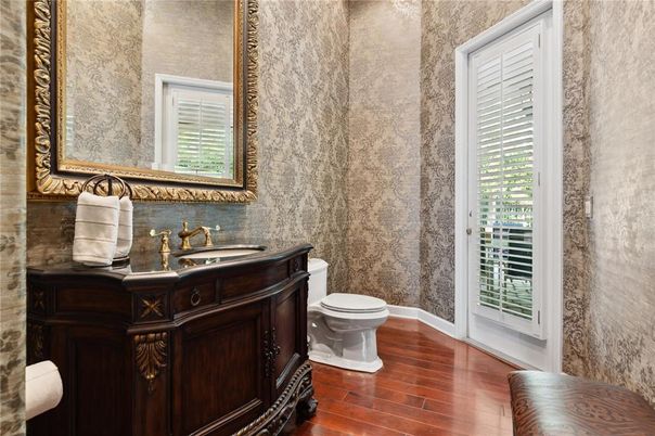 Bathroom, Interior, Wood Texture Flooring