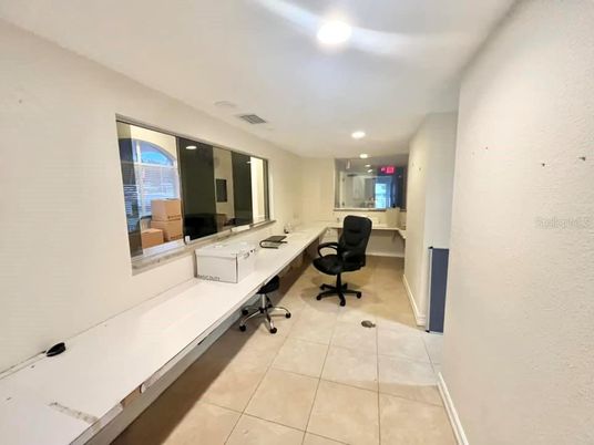 Home Office, Interior, Recessed Lighting