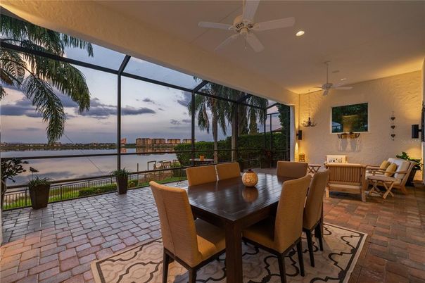 Dining room, Glass Ceilings, Interior, Recessed Lighting, Sun Room, Water