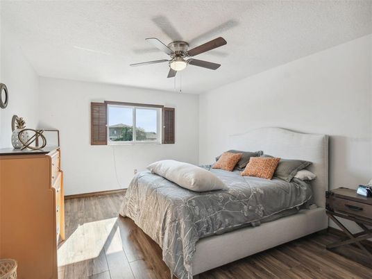 Bedroom, Interior, Wood Texture Flooring