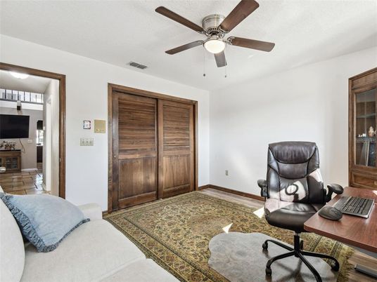 Home Office, Interior, Wood Texture Flooring