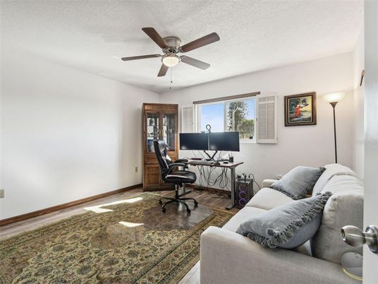 Home Office, Interior, Wood Texture Flooring