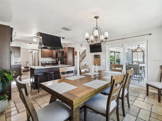 Chandelier, Dining room, Interior, Kitchen