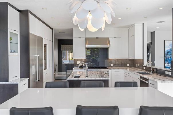Interior, Kitchen, Recessed Lighting, Stainless Steel Appliances
