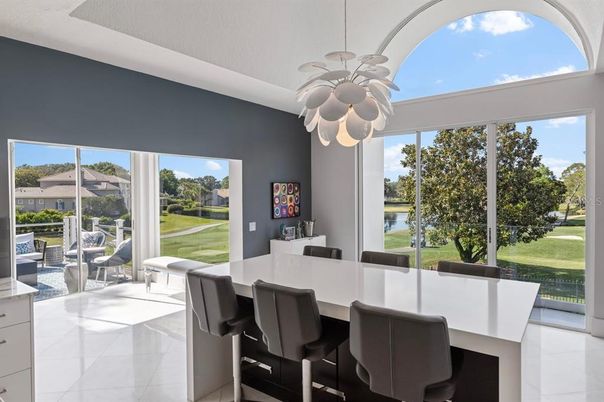 Dining room, Interior, Pendant Lights