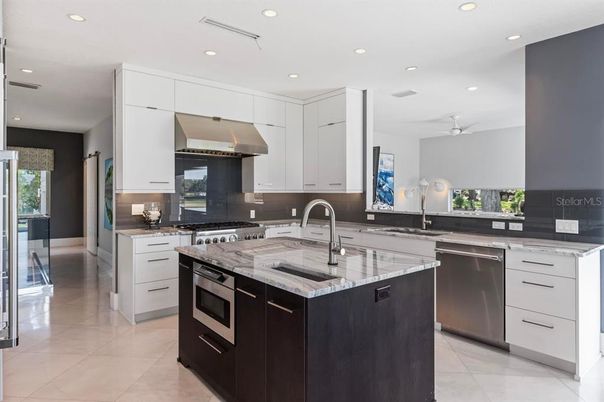 Interior, Kitchen, Recessed Lighting, Stainless Steel Appliances