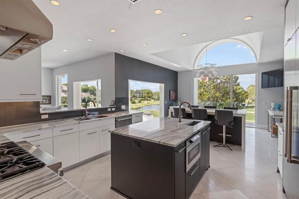 Interior, Kitchen, Recessed Lighting, Stainless Steel Appliances