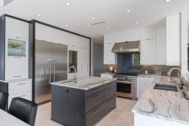 Interior, Kitchen, Recessed Lighting, Stainless Steel Appliances