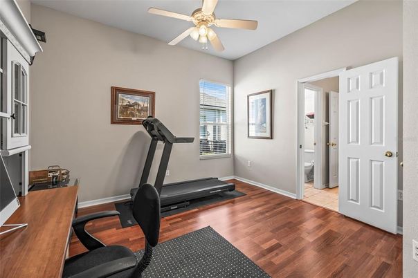 Fitness Equipment, Interior, Wood Texture Flooring