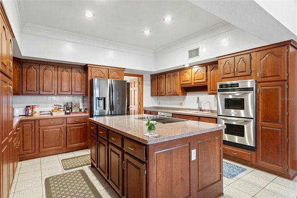Interior, Kitchen, Recessed Lighting, Stainless Steel Appliances