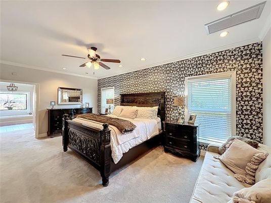 Bedroom, Interior, Recessed Lighting