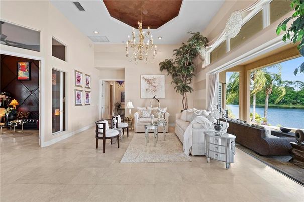 Chandelier, Interior, Living room, Recessed Lighting, Water
