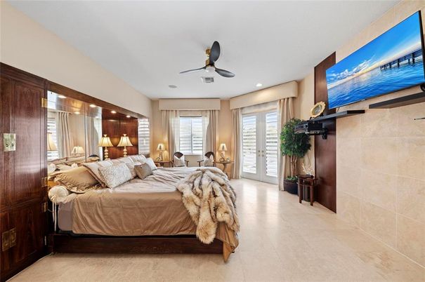 Bedroom, Interior, Recessed Lighting