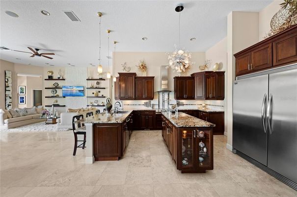 Interior, Kitchen, Living room, Pendant Lights, Recessed Lighting