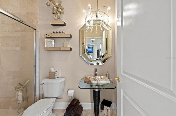 Bathroom, Glass Shower, Interior