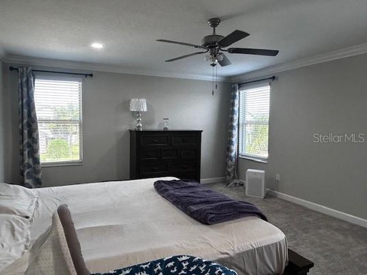 Bedroom, Interior, Recessed Lighting