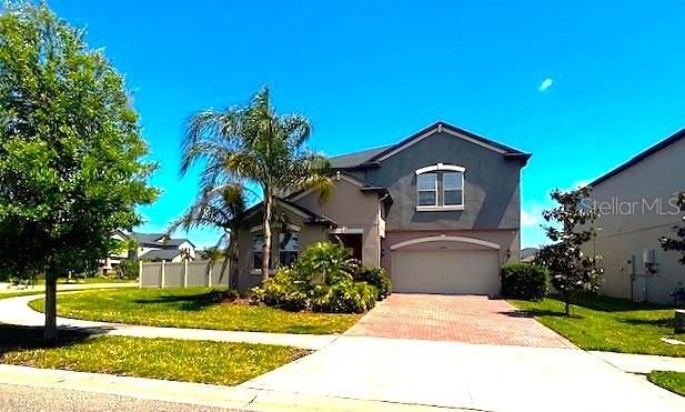 Attached, Backyard, Exterior, Facade, Mediterranean