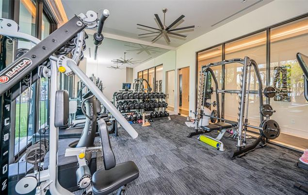 Fitness Equipment, Gym, Interior