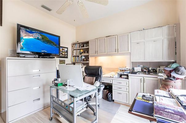 Home Office, Interior, Wood Texture Flooring