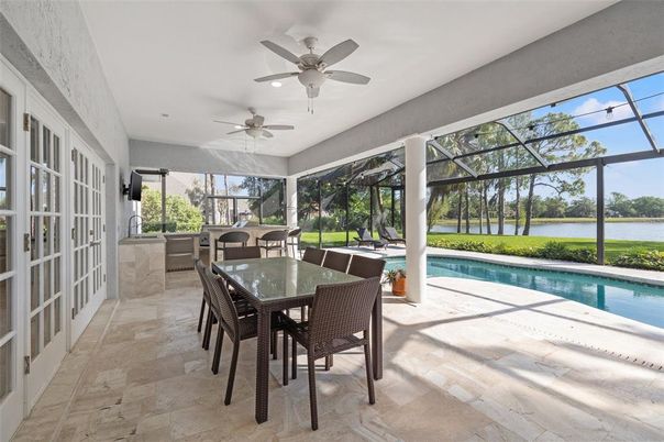 Dining room, Glass Ceilings, Interior, Pool, Sun Room, Water