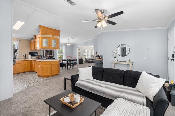 Dining room, Interior, Kitchen, Living room, Pendant Lights