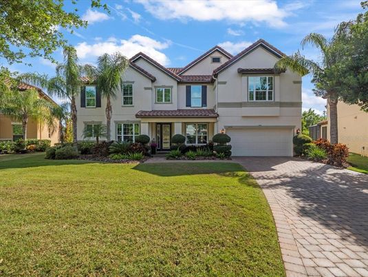 Attached, Backyard, Exterior, Facade, Mediterranean