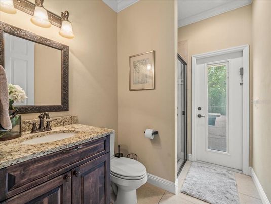 Bathroom, Glass Shower, Interior