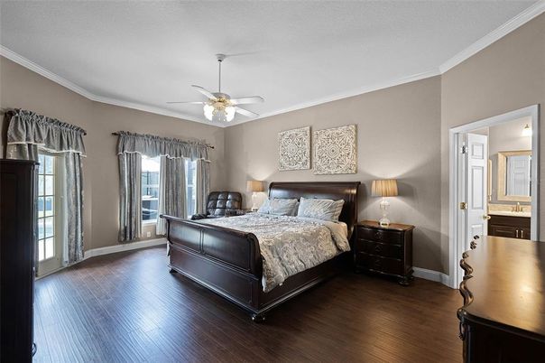Bedroom, Interior, Wood Texture Flooring