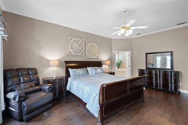 Bedroom, Interior, Wood Texture Flooring