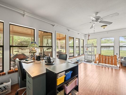 Home Office, Interior, Wood Texture Flooring