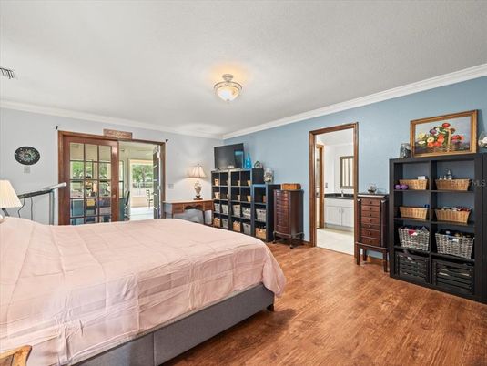 Bedroom, Interior, Wood Texture Flooring