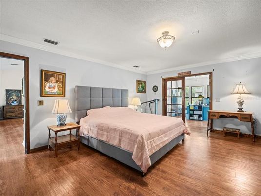 Bedroom, Interior, Wood Texture Flooring
