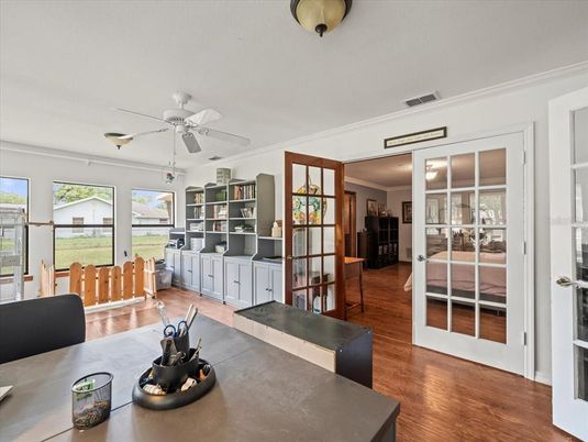 Dining room, Interior, Wood Texture Flooring