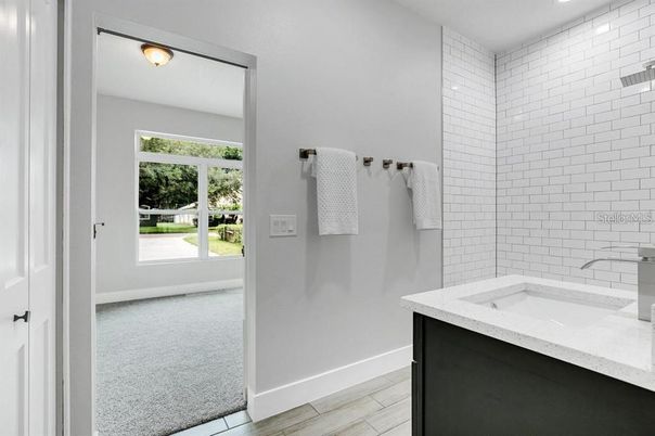 Bathroom, Interior, Wood Texture Flooring